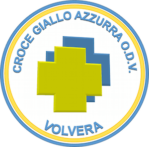 logo croce giallo azzurra volvera